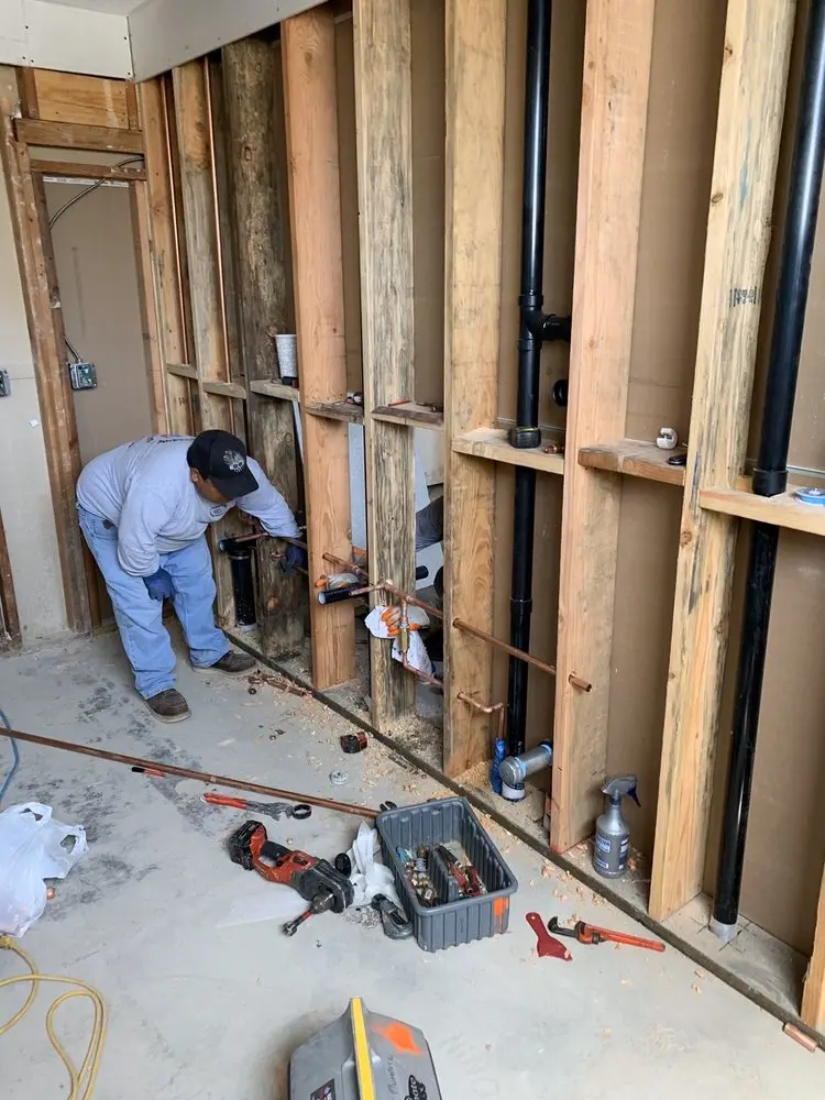 Commercial rough-in plumbing for Water Heater Replacement in Paeonian Springs